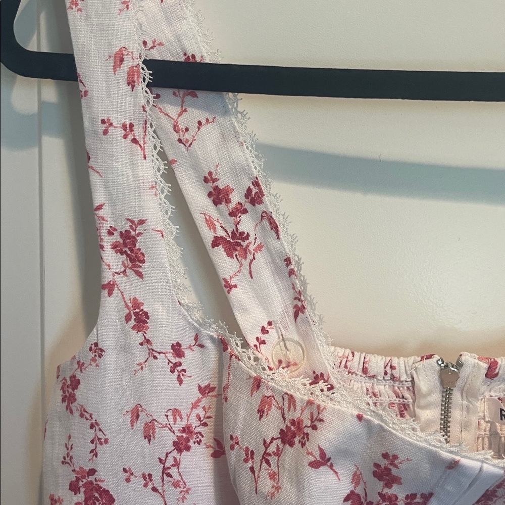 Reformation Pink Floral Mini Dress - Picture 6 of 7